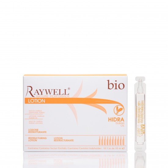 Raywell BIO HIDRA — ампули реконструкції волосся, упаковка