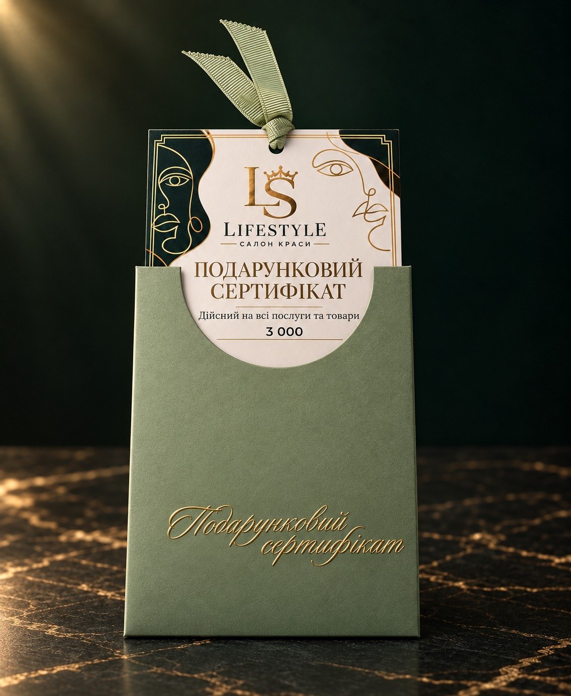 Подарунковий сертифікат на 3000 грн