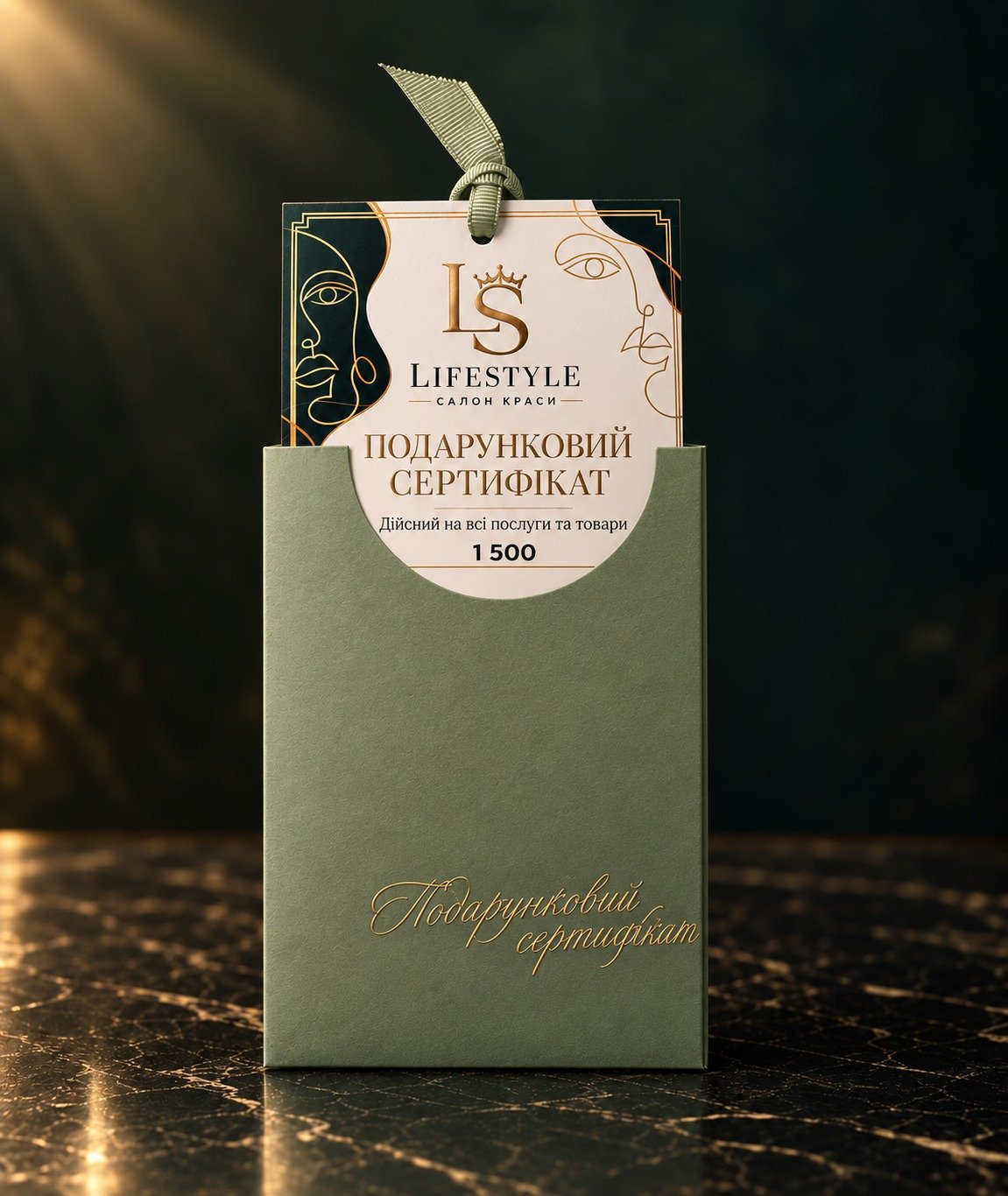 Подарунковий сертифікат на 1500 грн