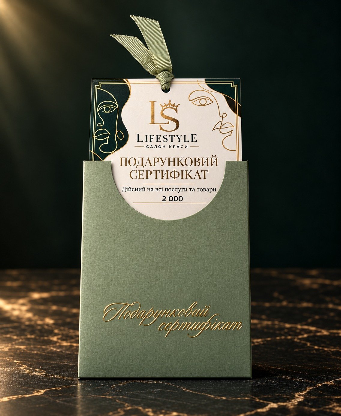 Подарунковий сертифікат на 2000 грн