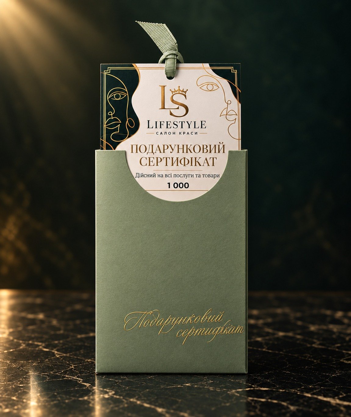Подарунковий сертифікат на 1000 грн